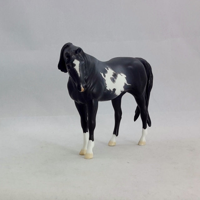 STINKA - OOAK DARK GRAY PINTO ARABIAN
