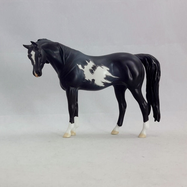 STINKA - OOAK DARK GRAY PINTO ARABIAN