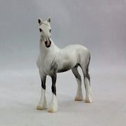 NORD - Dapple Gray Draft Model Horse