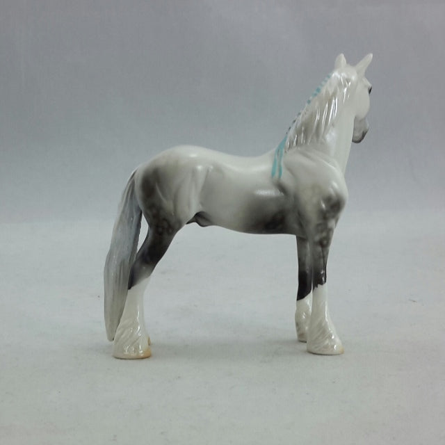 NORD - Dapple Gray Draft Model Horse