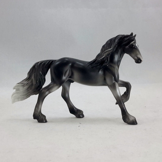FALMER - Gray Freisian Stone Chip Model Horse