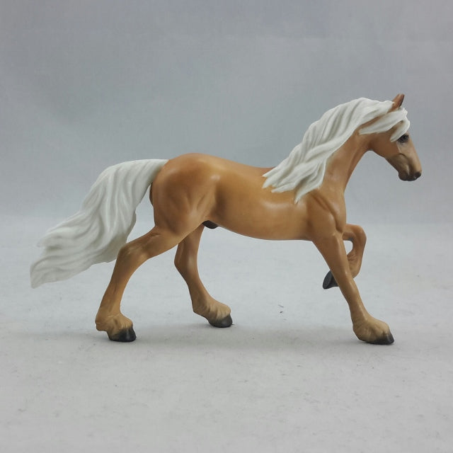 SPRIGGANS - Palomino Freisian Model Horse - Stone Chip