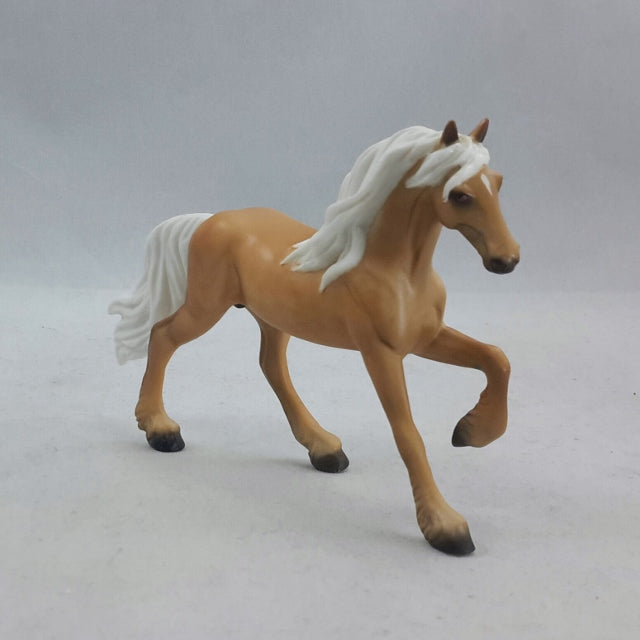 SPRIGGANS - Palomino Freisian Model Horse - Stone Chip
