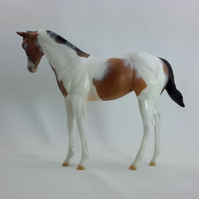 MS. FROSTY&#39;S PRIDE - OOAK Chestnut  Weanling Tobiano