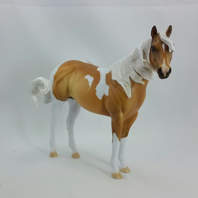 ARCHIBALD - OOAK Golden Palomino Tobiano Paint Stock Horse  11/14