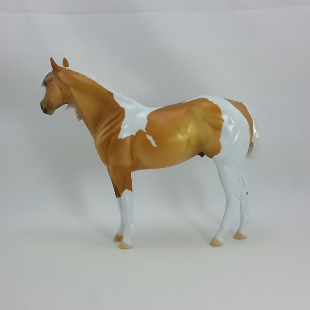 ARCHIBALD - OOAK Golden Palomino Tobiano Paint Stock Horse  11/14