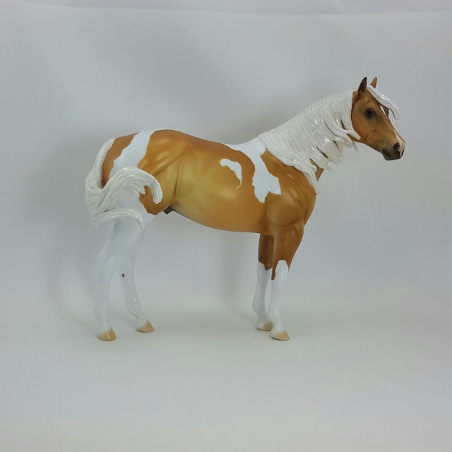 ARCHIBALD - OOAK Golden Palomino Tobiano Paint Stock Horse  11/14