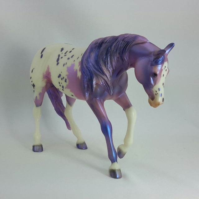 COTTON CANDY - OOAK Purple Decorator Performance Horse