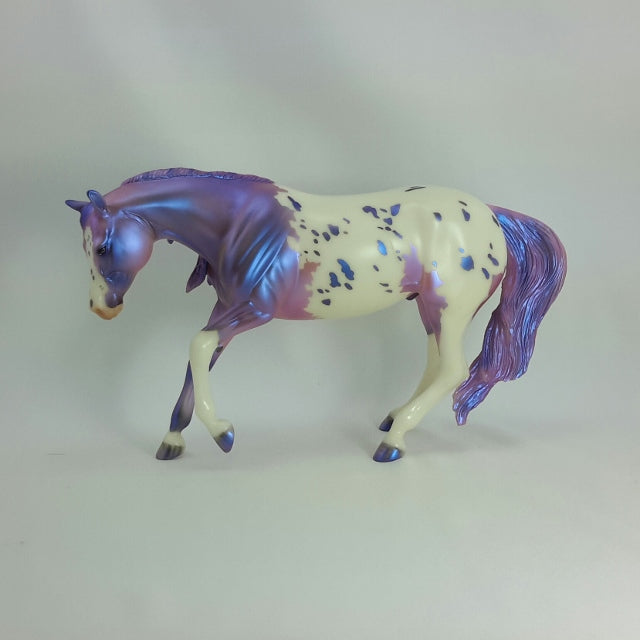 COTTON CANDY - OOAK Purple Decorator Performance Horse