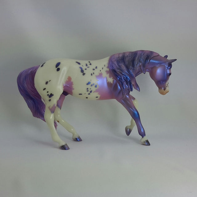 COTTON CANDY - OOAK Purple Decorator Performance Horse
