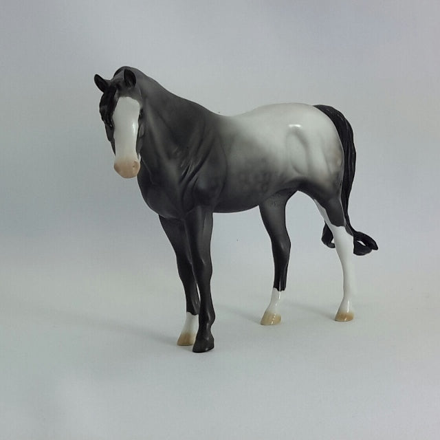 CORALEE - OOAK Dapple Gray Arabian Pebbles Model Horse - 11/14