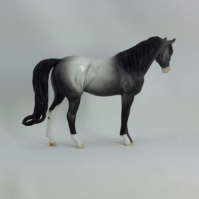 CORALEE - OOAK Dapple Gray Arabian Pebbles Model Horse - 11/14