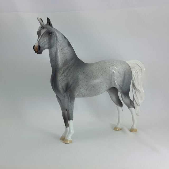 ANTHEA - OOAK Fleabit Gray Morgan Unicorn