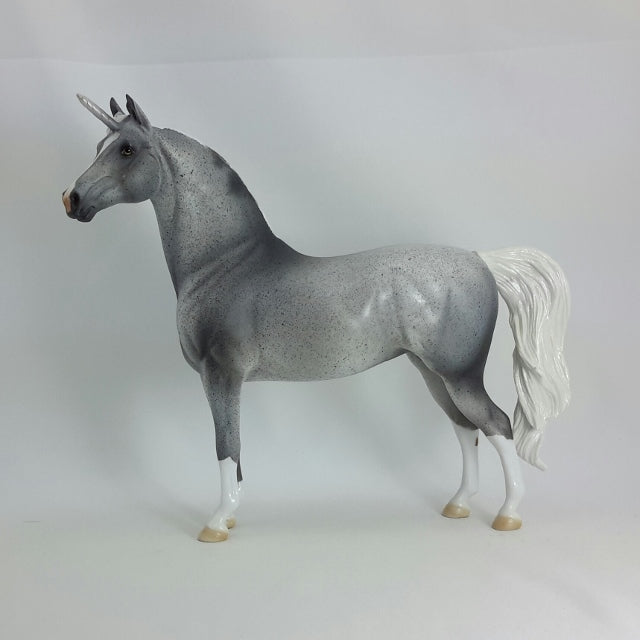 ANTHEA - OOAK Fleabit Gray Morgan Unicorn