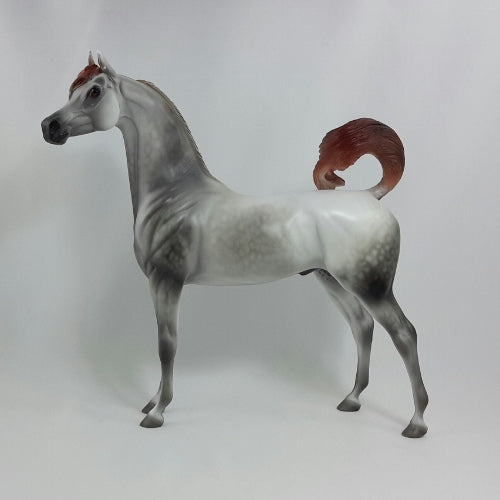 CENTERPIECE - OOAK Chestnut Going Gray Arabian