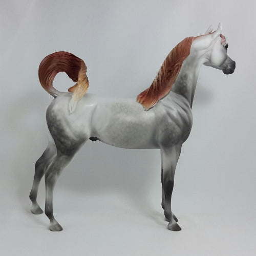 CENTERPIECE - OOAK Chestnut Going Gray Arabian