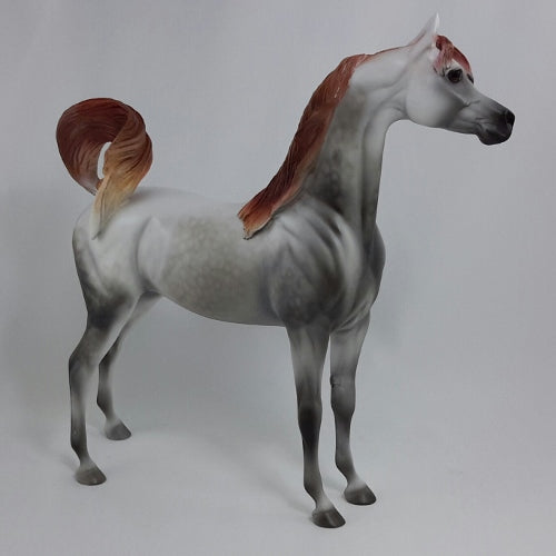 CENTERPIECE - OOAK Chestnut Going Gray Arabian