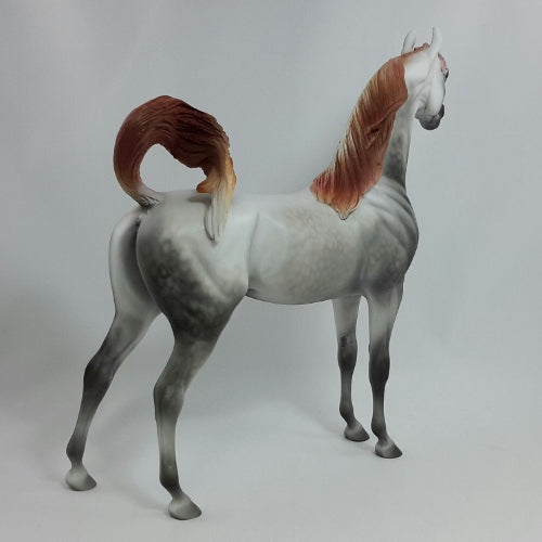 CENTERPIECE - OOAK Chestnut Going Gray Arabian