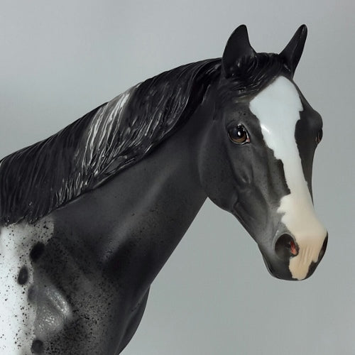 WISHBONE - OOAK Gray Appaloosa