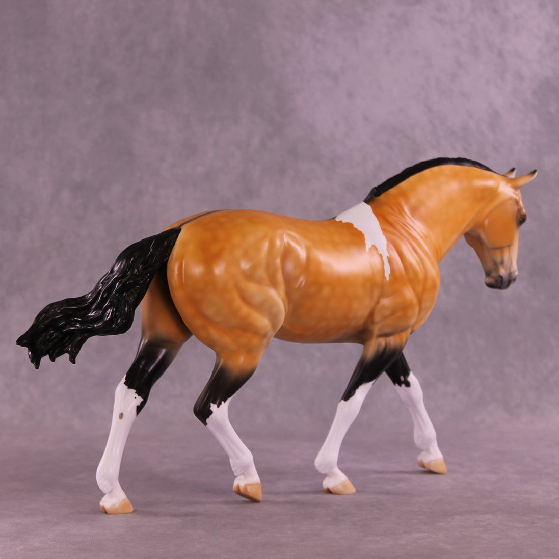 Sugar Cookie OOAK FCM Irish Draught by Anna Rieck HS25