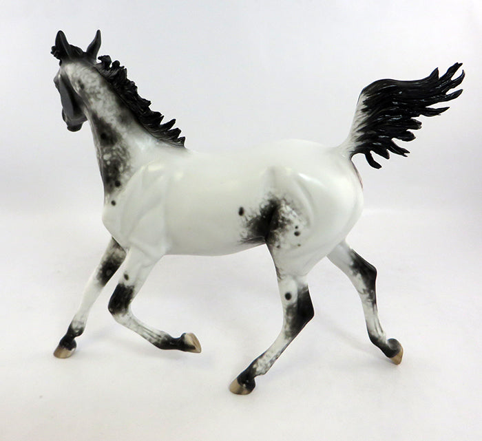 SUNDAY FUNDAY-OOAK APPALOOSA ARABIAN YEARLING MODEL HORSE BY SHERYL LEISURE 2/5/17