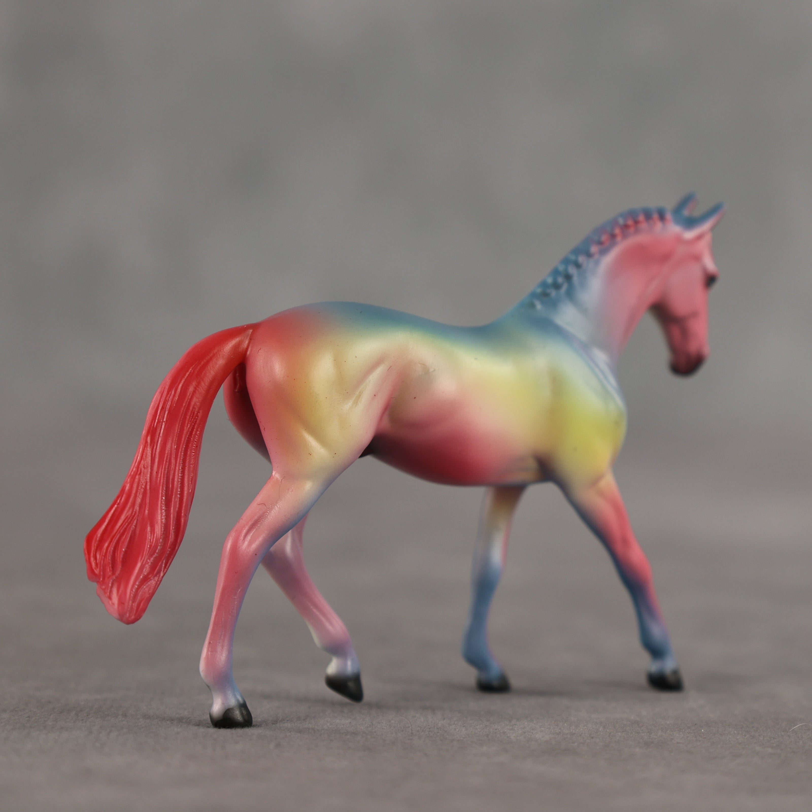 Superman OOAK Chip Warmblood by Dawn Quick SCD26