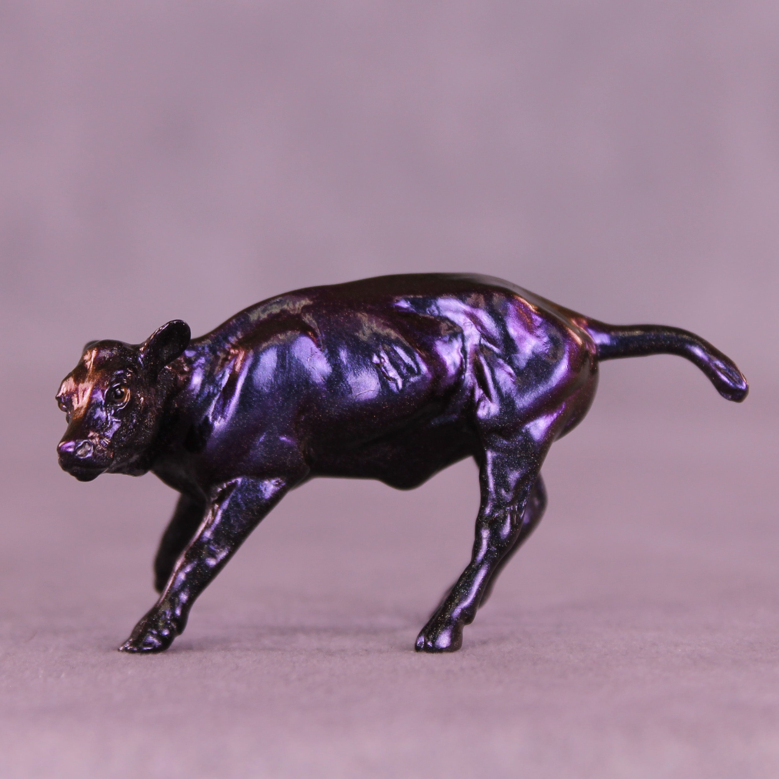 Swipe Left OOAK Chip Cow by Erin Corbett VV26