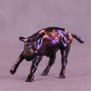 Swipe Left OOAK Chip Cow by Erin Corbett VV26
