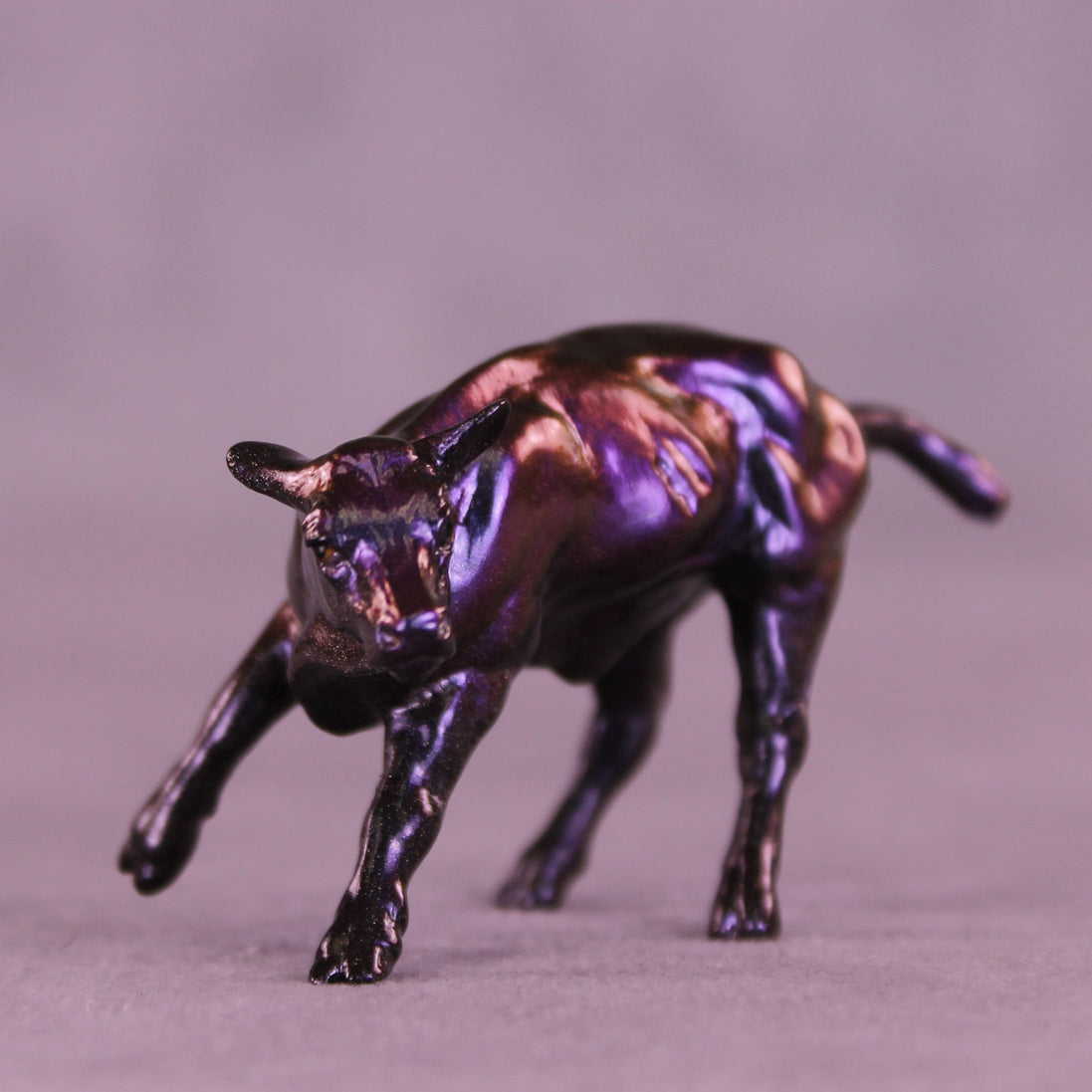 Swipe Left OOAK Chip Cow by Erin Corbett VV26