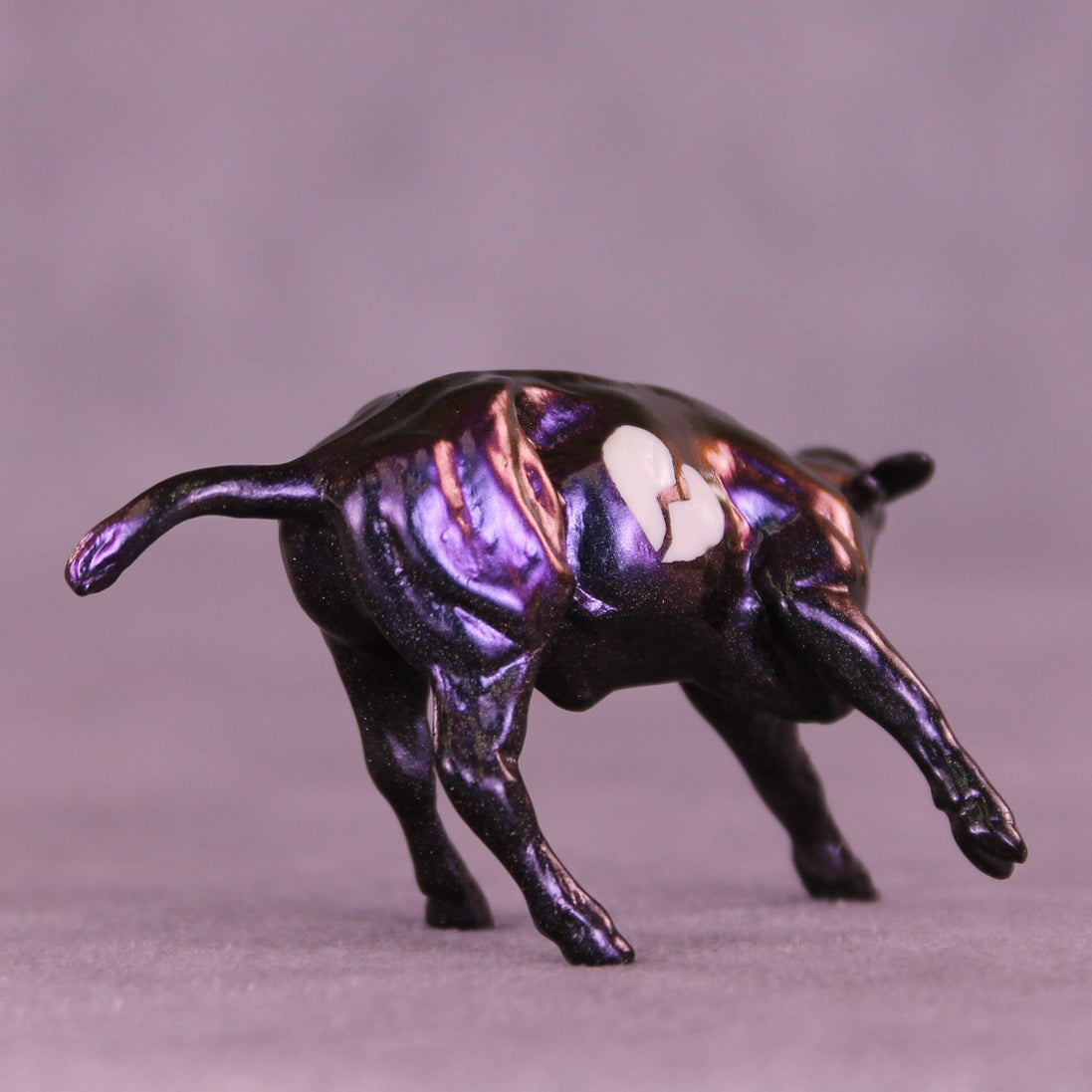 Swipe Left OOAK Chip Cow by Erin Corbett VV26