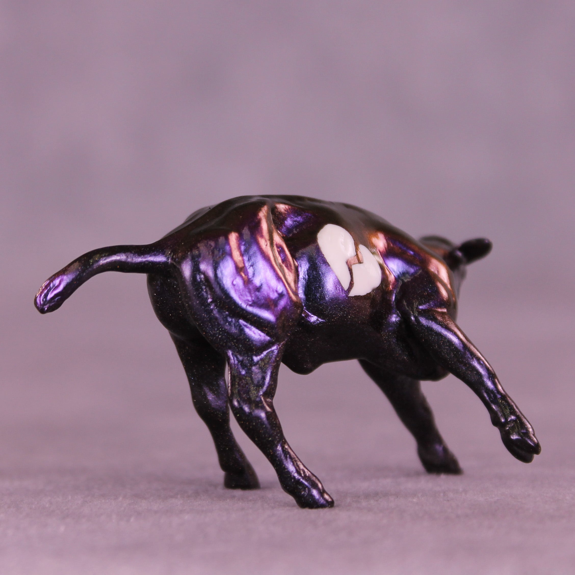 Swipe Left OOAK Chip Cow by Erin Corbett VV26