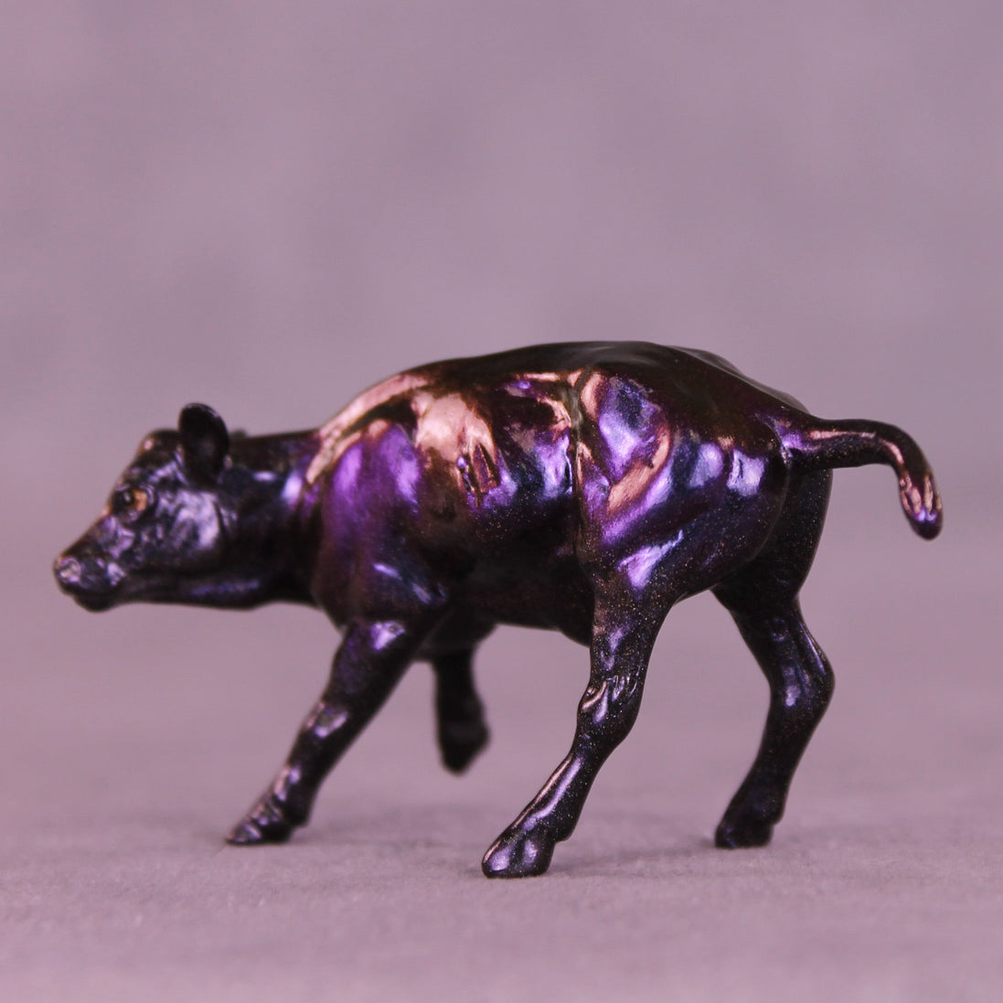Swipe Left OOAK Chip Cow by Erin Corbett VV26