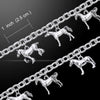 Peter Stone Horse Variety Silver Bracelet