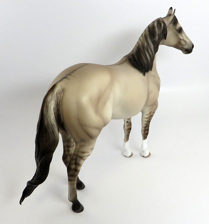 TERRELL-OOAK DUN ISH MODEL HORSE BY SHERYL LEISURE 2/5/17