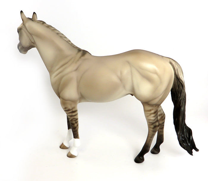 TERRELL-OOAK DUN ISH MODEL HORSE BY SHERYL LEISURE 2/5/17