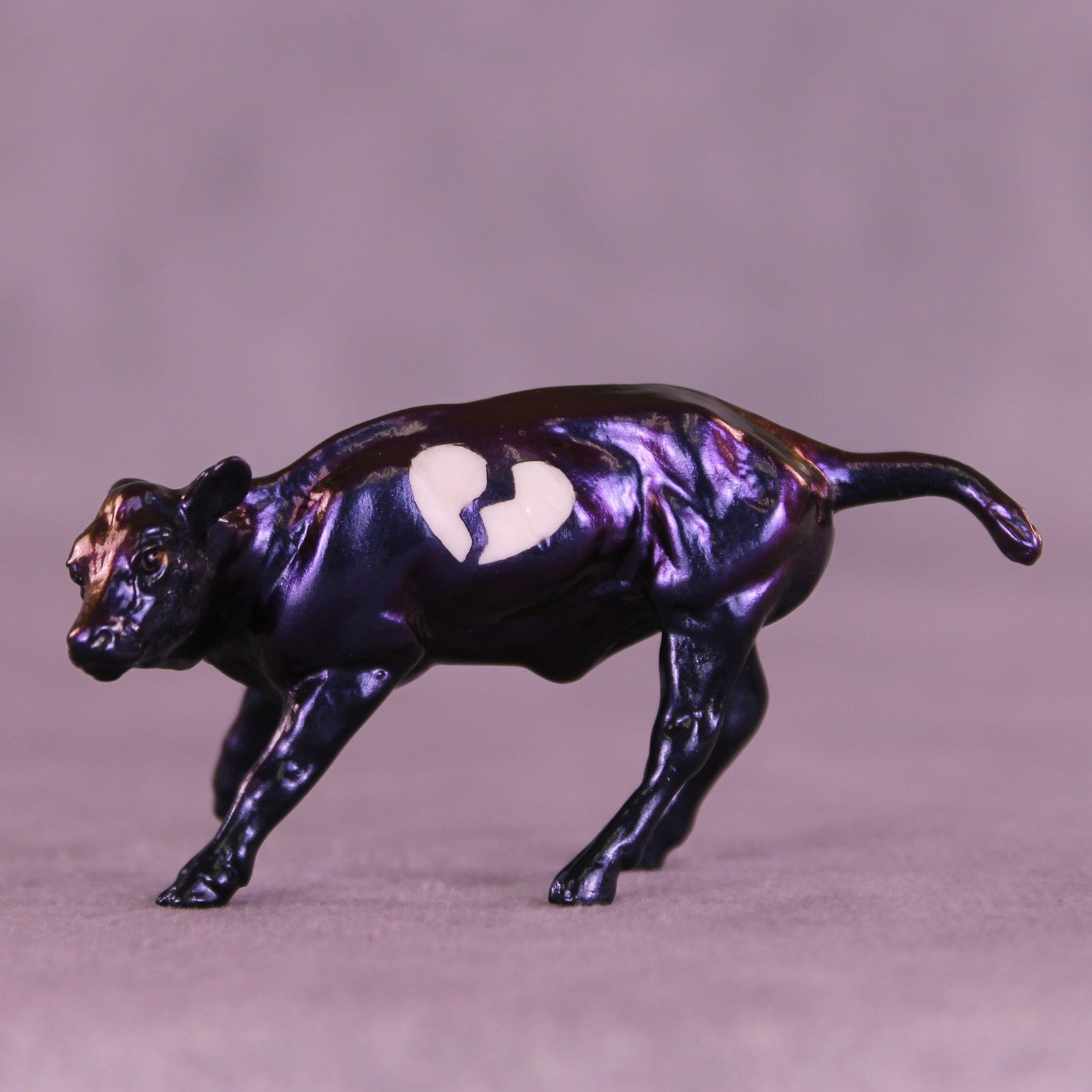 The Talking Stage OOAK Chip Cow by Erin Corbett VV26