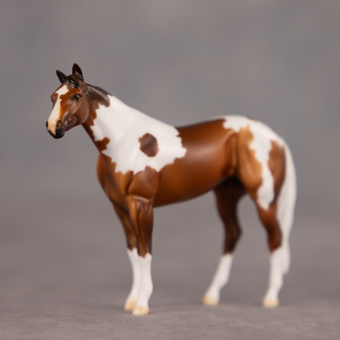 Toffee Crunch OOAK Chip Stock Horse by Dawn Quick EQ26