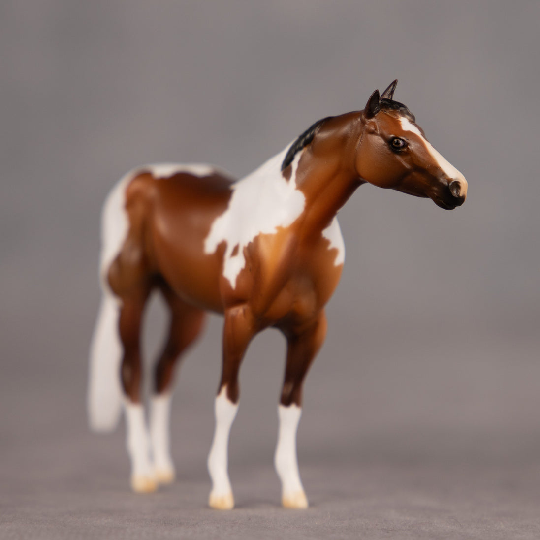 Toffee Crunch OOAK Chip Stock Horse by Dawn Quick EQ26