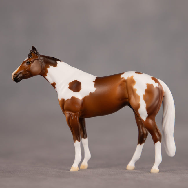 Toffee Crunch OOAK Chip Stock Horse by Dawn Quick EQ26