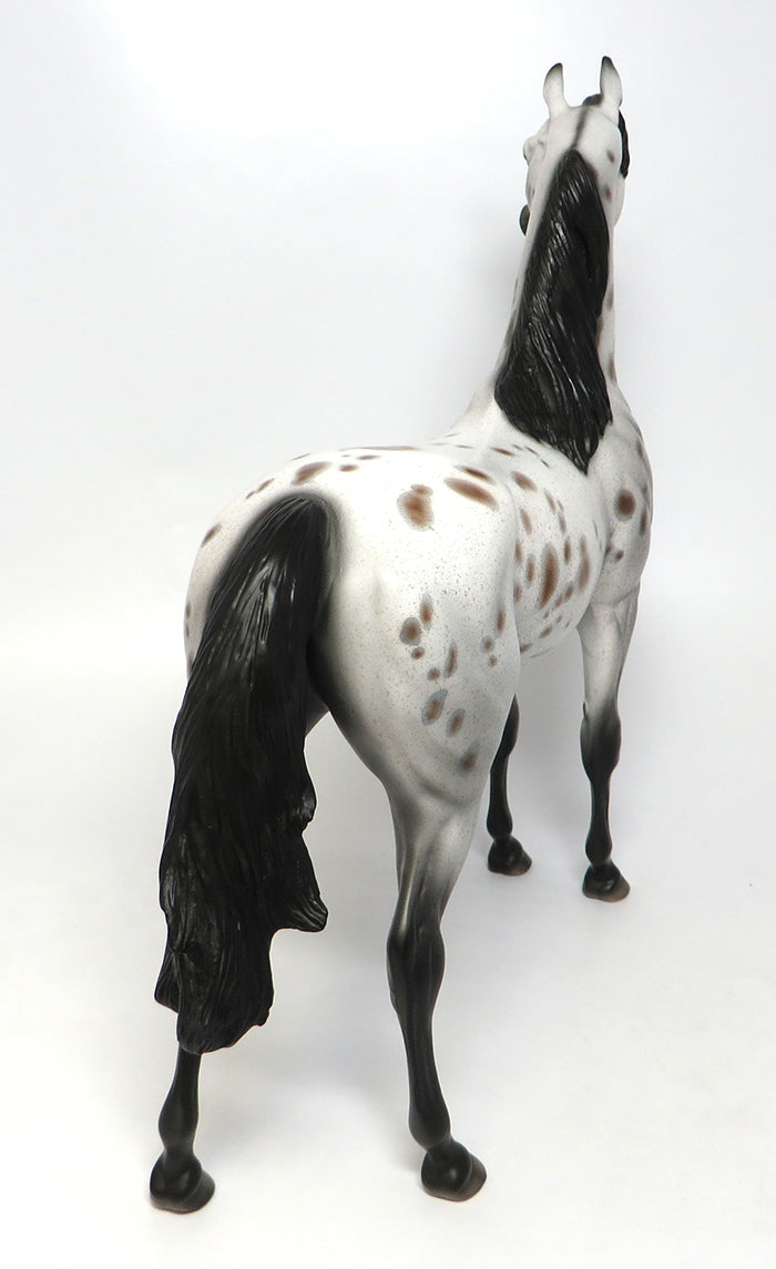 TOLKIEN-OOAK APPALOOSA ARABIAN MODEL HORSE 8/4