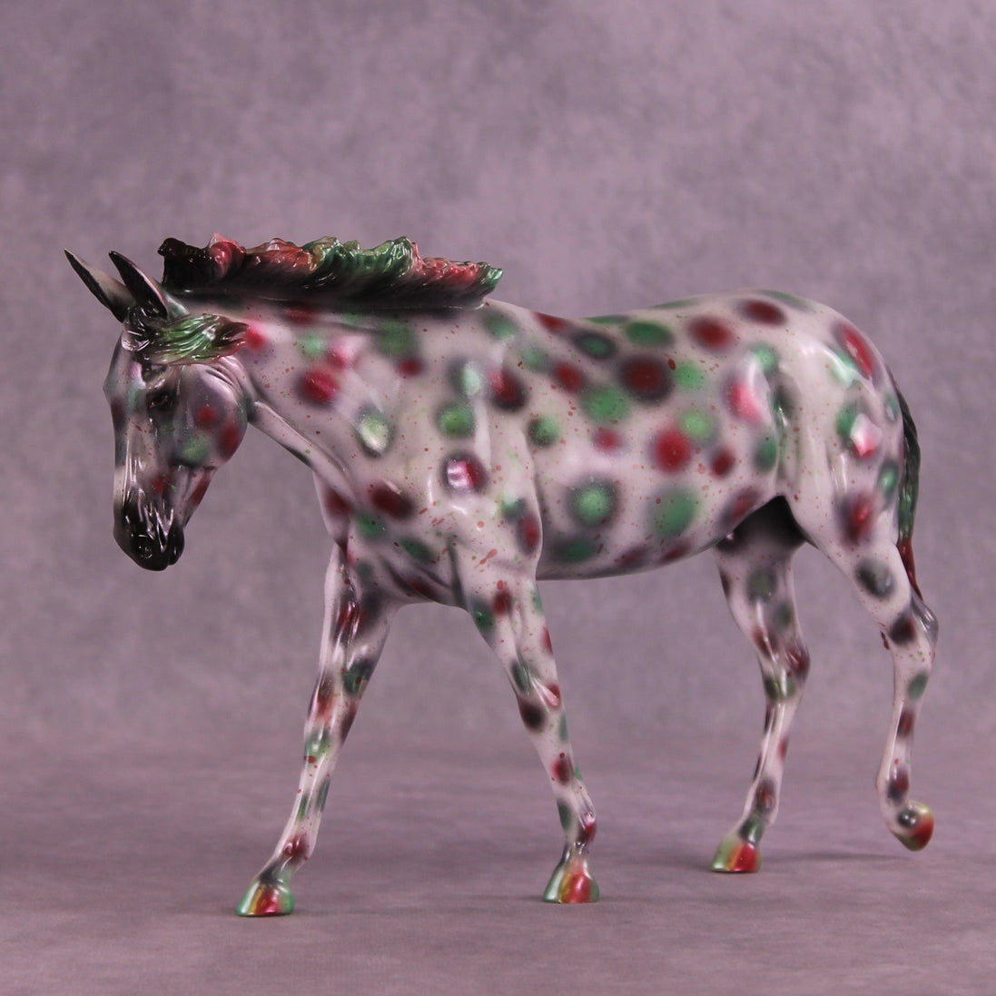 Trim the Tree OOAK FCM Large Mule by Anna Rieck HS25
