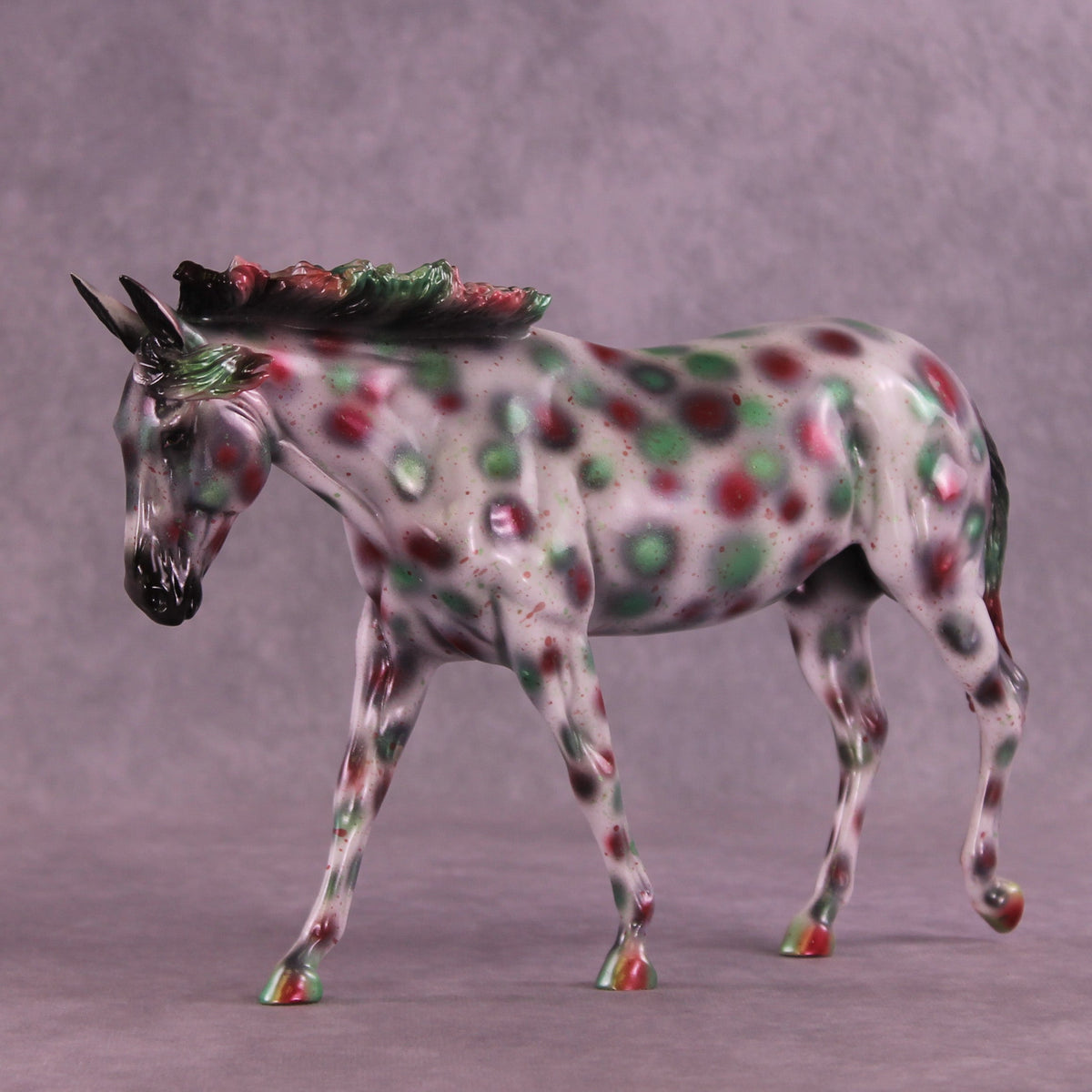 Trim the Tree OOAK FCM Large Mule by Anna Rieck HS25