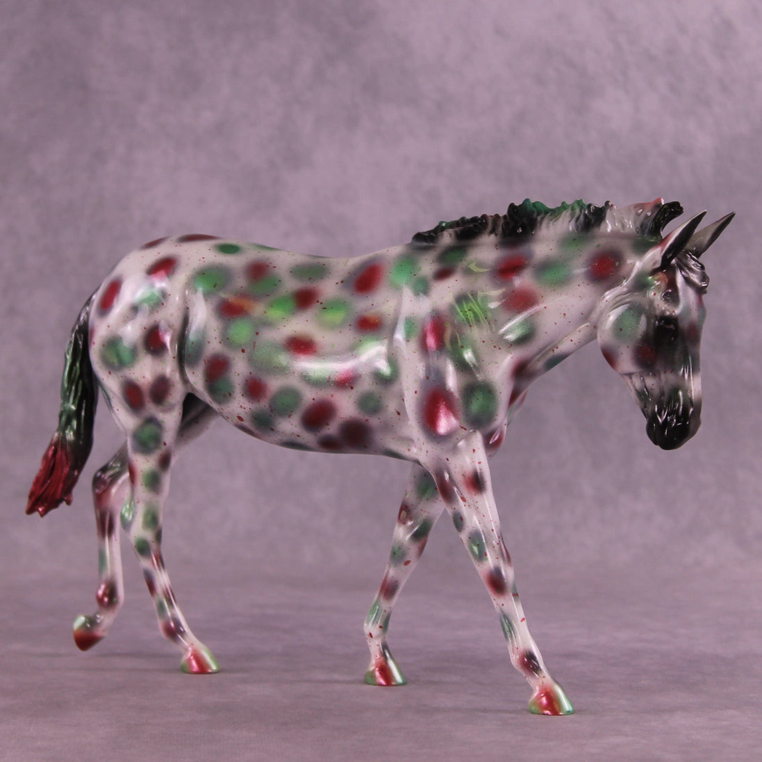 Trim the Tree OOAK FCM Large Mule by Anna Rieck HS25