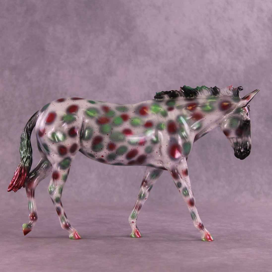 Trim the Tree OOAK FCM Large Mule by Anna Rieck HS25