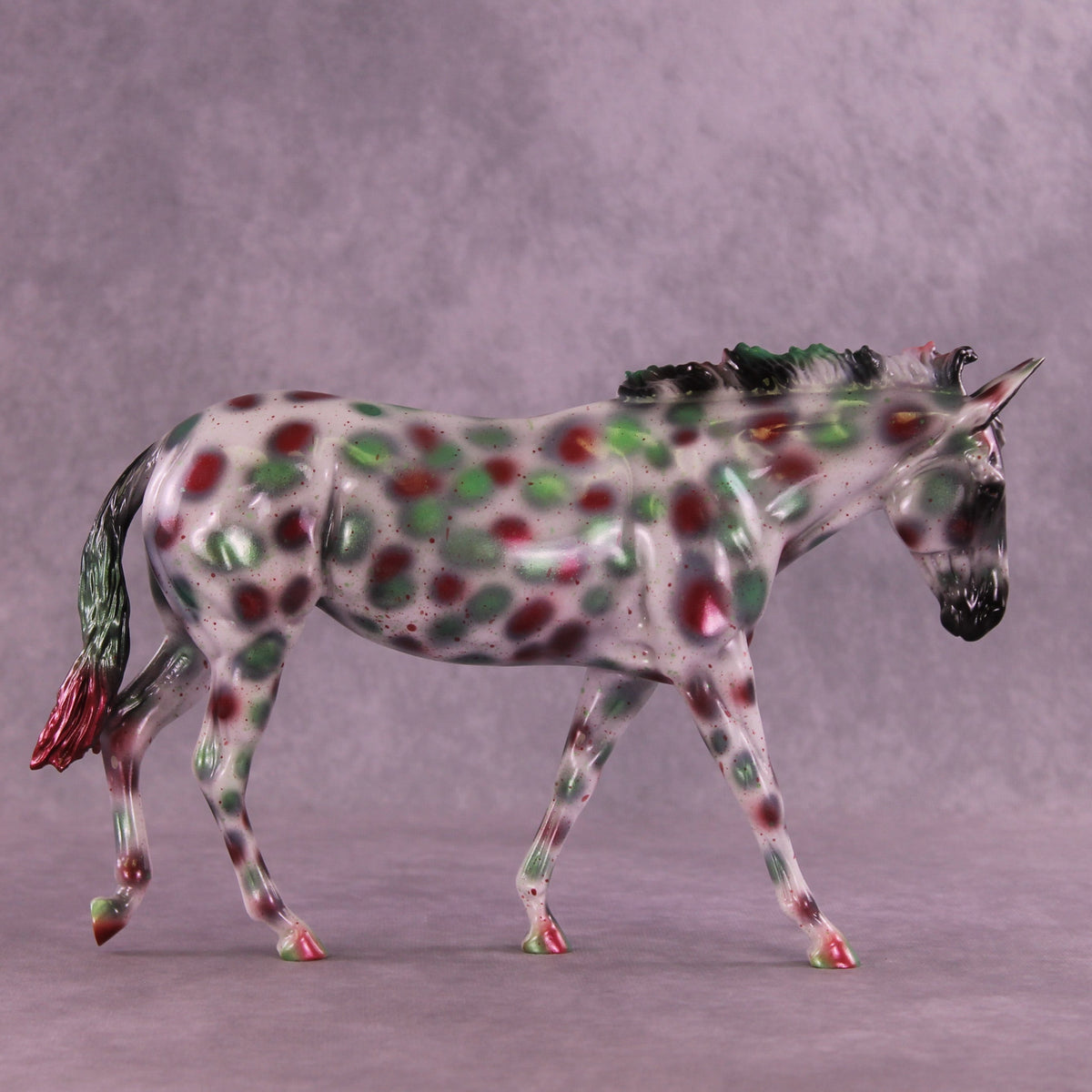 Trim the Tree OOAK FCM Large Mule by Anna Rieck HS25