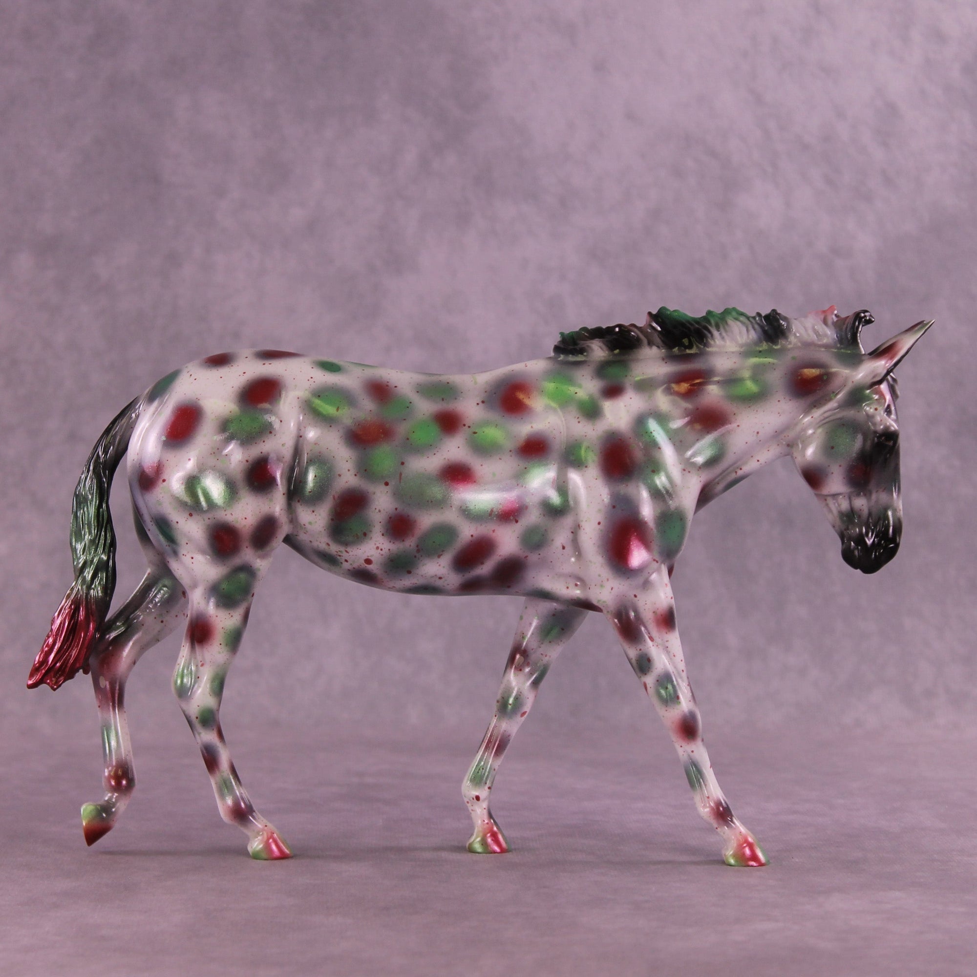Trim the Tree OOAK FCM Large Mule by Anna Rieck HS25