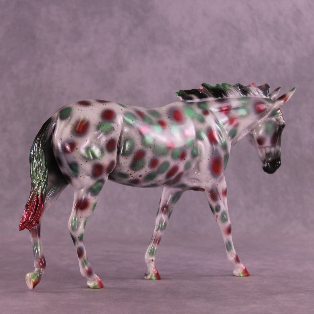 Trim the Tree OOAK FCM Large Mule by Anna Rieck HS25