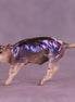 Triple Text OOAK Chip Cow by Erin Corbett VV26