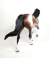 ONLY CHILD - OOAK BAY SABINO TENNESSEE WALKER MODEL HORSE - 1/21