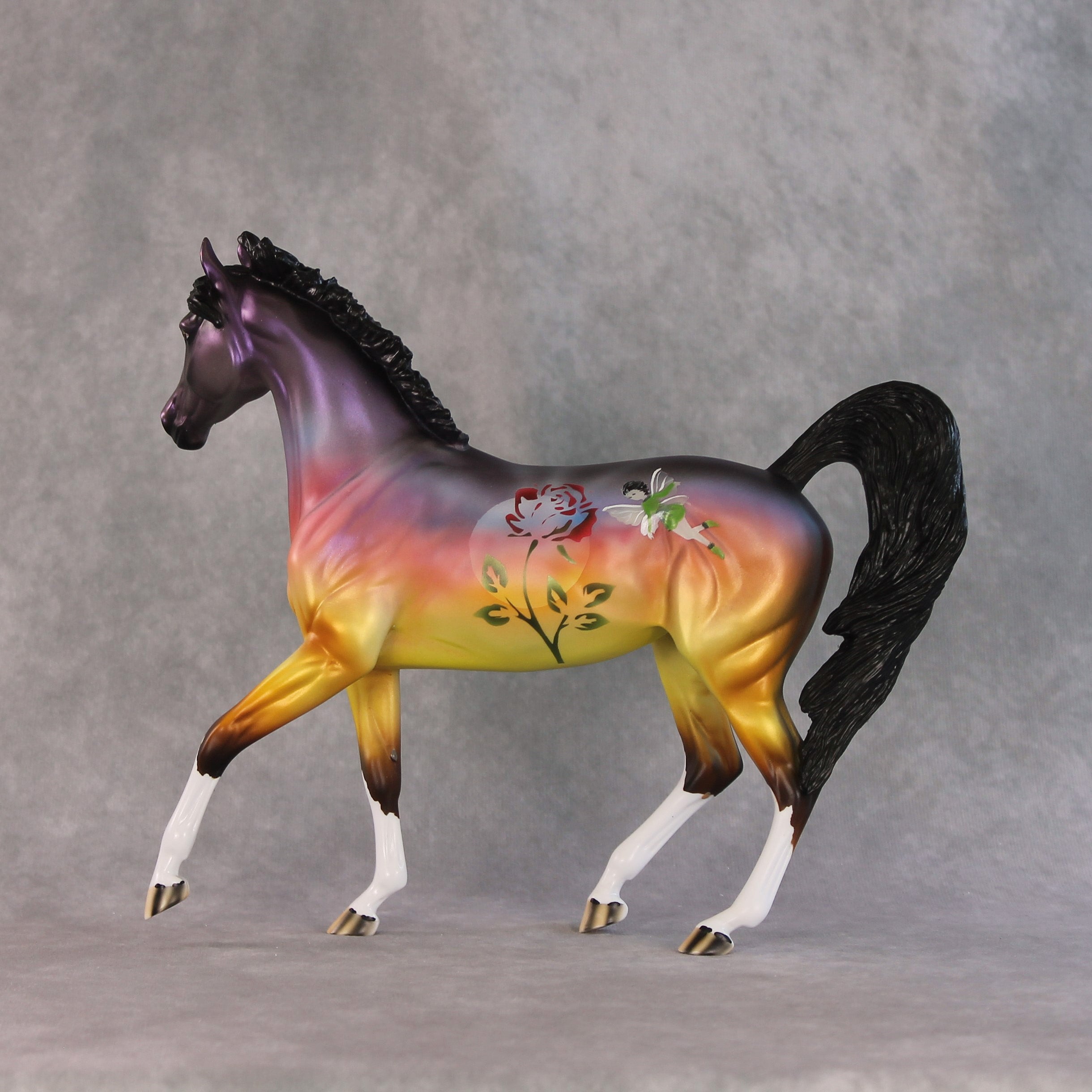 SAMPLE Twilight Petals LE-2 FCM Arabian Mare by Dawn Quick SS0326